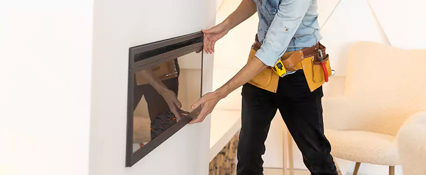 Metal Fireplace Installation in Wright, Florida