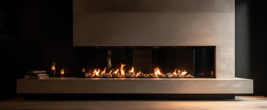 Gas Fireplace Ember Bed Design Services in Wright, Florida