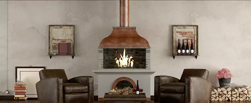 Thelin Hearth Products Providence Pellet Insert Fireplace Installation in Wright, FL