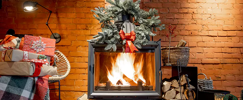 Travis Industries Linear Gas Fireplace Installation in Wright, Florida