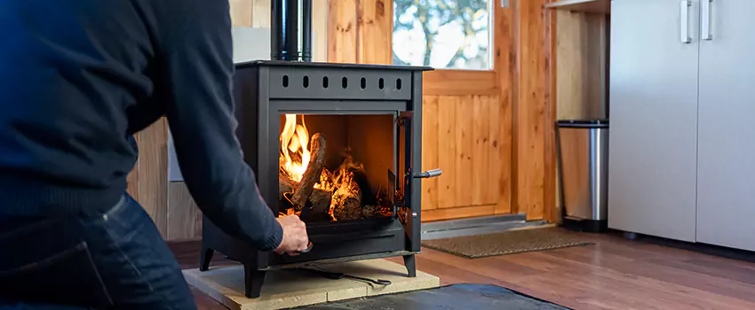 Open Hearth Wood Fireplace Installation in Wright, FL