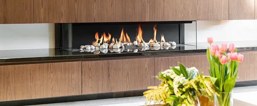 Double-height Fireplace Design Refurbishment in Wright, Florida