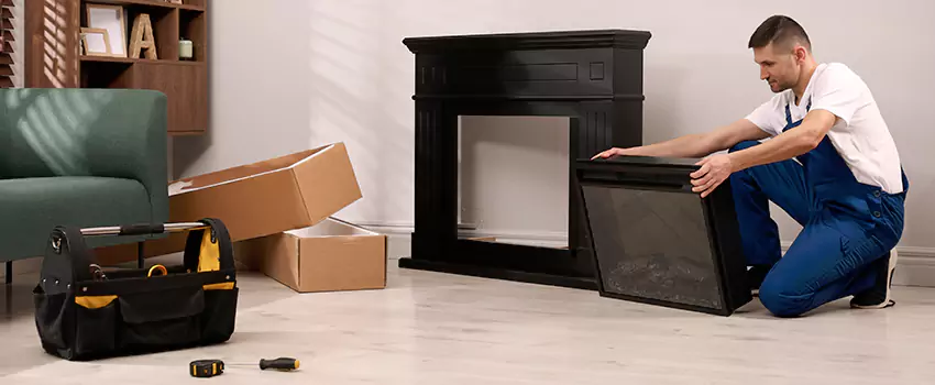 Old Rusted Metal Fireplace Repair And Replacement in Wright, FL